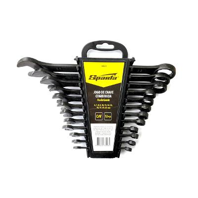 Jogo Chaves Combinadas Crv Fosfatizadas 12 Peças 6-22mm Sparta 1493255 Profissional
