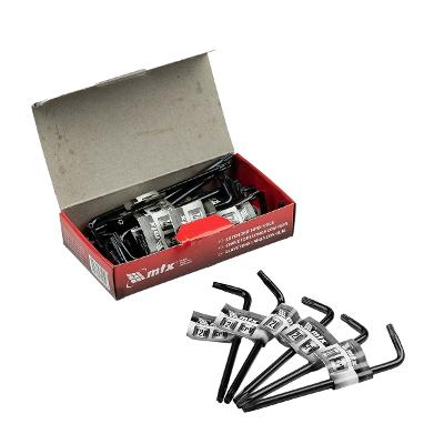 Jogo Chave Torx T20 Longa Com Guia Crv 25 Peças Mtx Aço Crv 52 Hrc