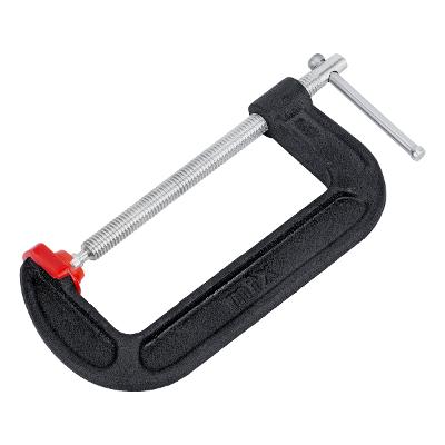 Grampo Tipo C 150X150X250mm Mtx Fixação Forte Aço Marcenaria