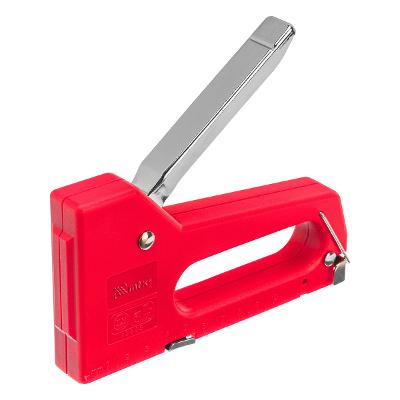 Grampeador Manual Plástico Para Grampo Tipo 53 4-8mm MTX 409079 Fixação Segura