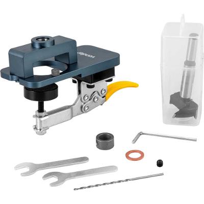 Gabarito 35Mm Para Furação De Dobradiça Alumínio Aço Nove54 120x58x98mm 15-25mm 5000rpm 0.610kg