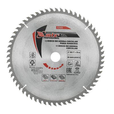 Disco Serra Circular Madeira 305mm 60 Dentes Aço 65Mn Liga YG8 MTX 7328055