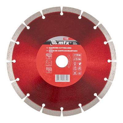 Disco de Corte Segmentado Diamantado Seco 230x25.4mm MTX – Corte Preciso e Durável para Concreto e Asfalto