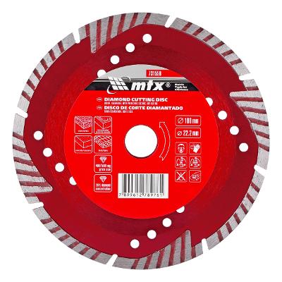 Disco de Corte Segmentado Diamantado Seco 180x22.2mm MTX 731559 Corte Preciso Durável