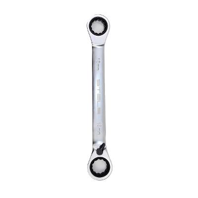 Chave Estrela Com Catraca 16-18mm Stels 72 Dentes 5° Aço CrV