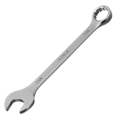 Chave Combinada Stels 1.1/4 Pol Aço Cromo-Vanádio 45 HRC 12 Lados