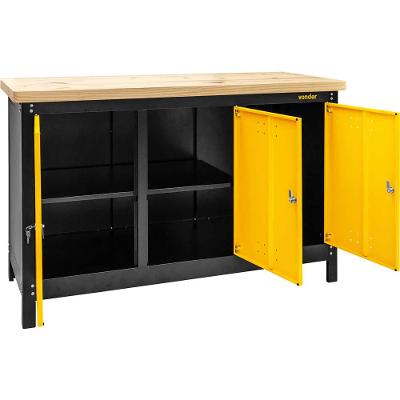 Bancada Fechada 150X92X60Cm 600Kgf 3 Portas Vonder