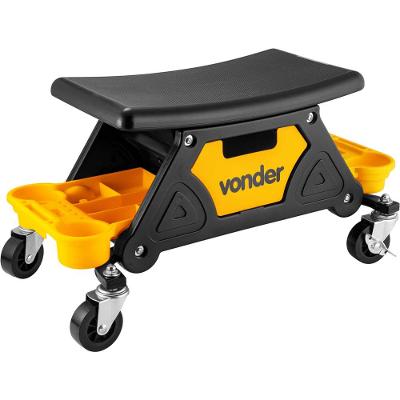 Banqueta Plástica Para Detalhador Automotivo E Mecânico Bdm 360 Vonder