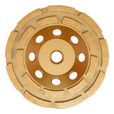 Rebolo Segmentado Diamantado 115mm Dupla Linha Desbaste Concreto Granito MTX