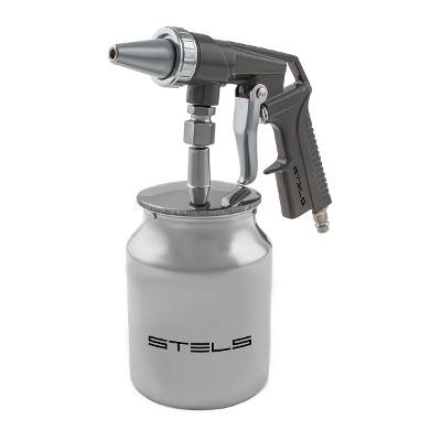 Pistola Jateamento Tanque Baixo 1/4 Stels 1L 230L/min