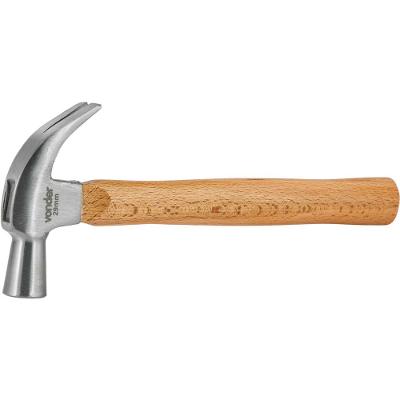 Martelo Unha 29mm Polido Cabo Madeira Aço Forjado 0,83kg Nove54 ABNT NBR 14886