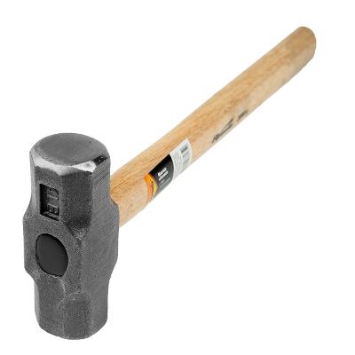 Marreta Oitavada 2000g Cabo Madeira Sparta Aço Carbono 300mm