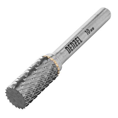 Lima Rotativa Para Metal Cilíndrica 10mm 6mm Aço Rápido Denzel Precisão E Eficiência