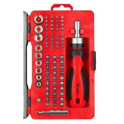 Jogo Universal Bits e Soquetes CRV 78 Peças MTX Completo Profissional