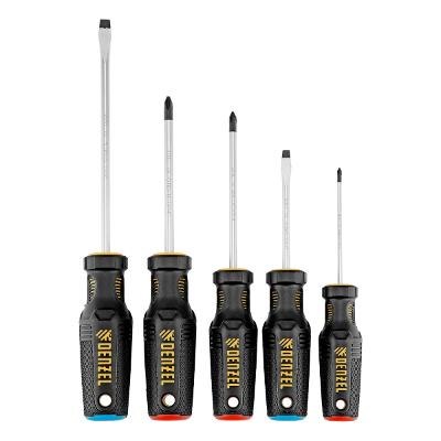 Jogo De Chaves Fenda/Phillips Crv 5 Pçs Denzel Precisão E Durabilidade