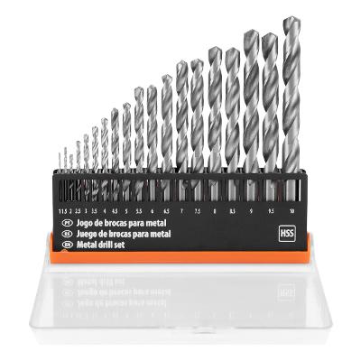 Jogo De Brocas Metal Hss 1-10mm 19 Peças Sparta Perfuração Precisão Durabilidade