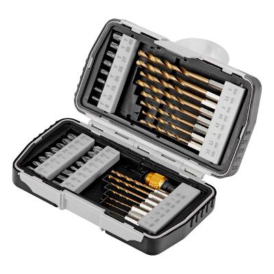 Jogo De Bits E Brocas Crv Com Adaptador 40 Peças 1/4'' Mtx 113229 Precisão E Durabilidade