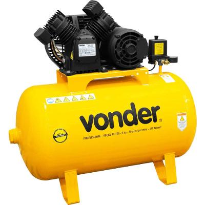 Compressor 10 Pcm 2Hp 93 Litros 220/380V Trifásico Vdcsv10/100 Nove54 Profissional