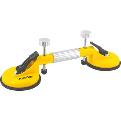 Ventosa Dupla Ajustável 160kgf 120mm Vonder Para Vidro