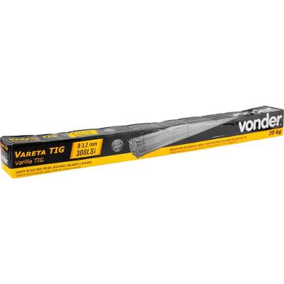 Vareta Tig 3,20Mm Inox 308LSi Vonder 0,9M AWS A5.9