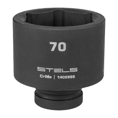 Soquete Impacto 1 Hex 70mm Cr-Mo Stels