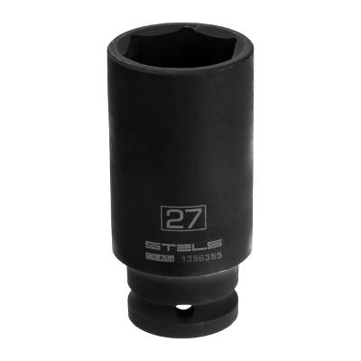 Soquete Impacto Longo 1/2'' 27mm Cr-Mo Stels - Alta Resistência e Durabilidade