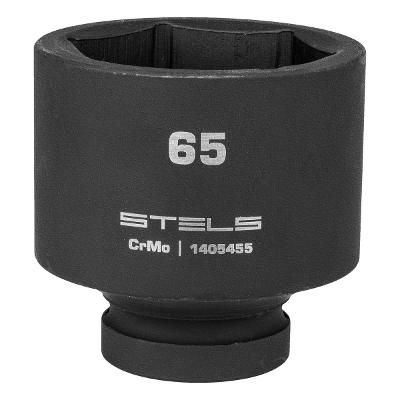 Soquete de Impacto 1 Hex 65mm Cr-Mo 3/8'' Stels 1405455 Para Caminhões