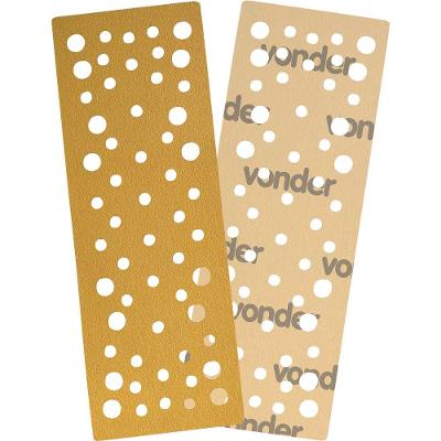 Conjunto Lixa Retangular G320 70x197mm 10 Peças Lixamento Madeira Drywall Nove54