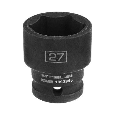 Soquete Impacto 1/2 Sextavado 27mm Aço CrMo Stels