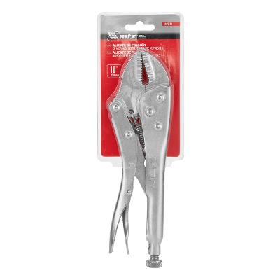 Alicate De Pressão Mordente Reto 10'' 250mm Aço Resistente MTX 1843155