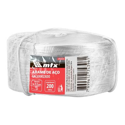 Arame Galvanizado MTX 4775055 0,5mm 200m 0,280g