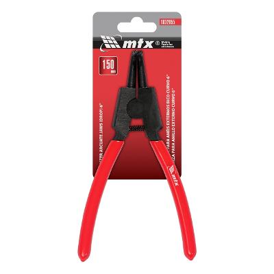 Alicate Para Anéis Externos Bico Curvo 150mm Aço Carbono Temperado
