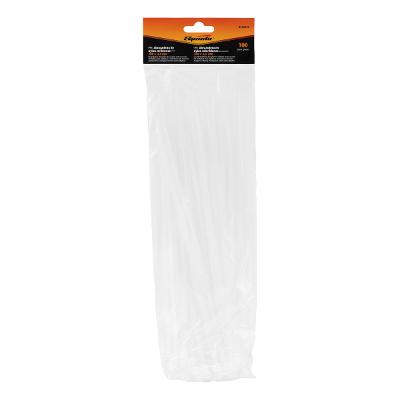 Abraçadeira De Plástico 300X4,8Mm Branco 100 Peças Nylon Resistente Sparta 4553655