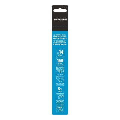 Broca Para Concreto SDS Plus 14X160mm Cobalto Gross