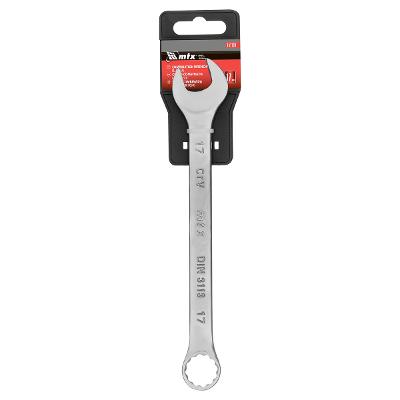 Chave Combinada 17mm CrV Cromo Fosco 45 HRC 15° MTX
