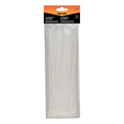 Abraçadeira De Plástico 350mm 4.8mm Branco 50 Peças Sparta