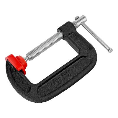 Grampo Tipo C 75 X 50 X 150mm Fixação Segura Aço MTX 206039