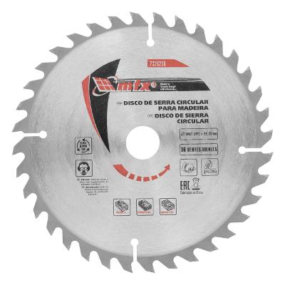 Disco Serra Circular 36 Dentes 185mm (7,1/4'') 22,23mm Mtx Para Corte Madeira Mdf