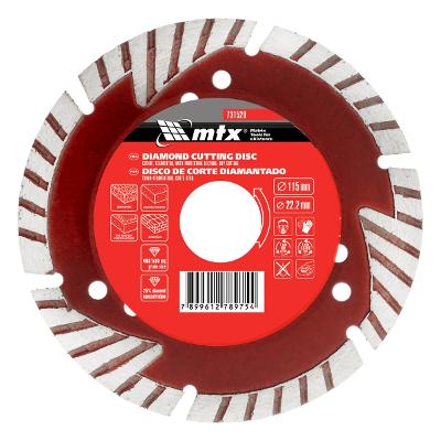 Disco de Corte Segmentado Diamantado 115 x 22,2mm MTX