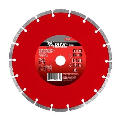 Disco de Corte Segmentado Diamantado 110 x 20mm MTX