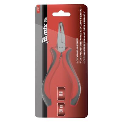 Mini Alicate Bico Meia Cana Curvo Niquelado 5'' 130mm MTX