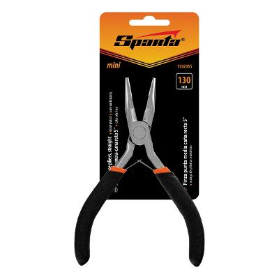 Mini Alicate Bico Meia Cana Reto 5'' 130mm Niquelado Sparta