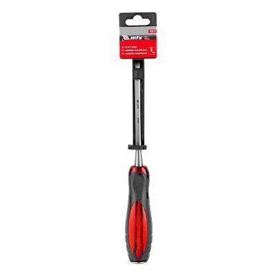 Formão Chanfrado Cabo Emborrachado Encaixe 1/4'' 6mm Aço Cromo-Vanádio MTX 245019