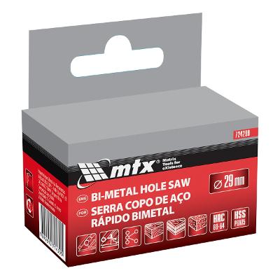 Serra Copo Para Metal Aço Rápido Bimetal 29mm MTX