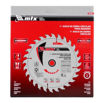 Disco Serra Circular 185mm 7,1/4'' 20mm 24 Dentes Widea MTX