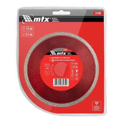 Disco de Corte Diamantado 115x22,2mm Refrigerado MTX