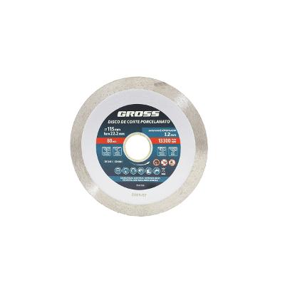 Disco de Corte Diamantado Porcelanato Refrig. 115 x 1,2 x 22,2mm