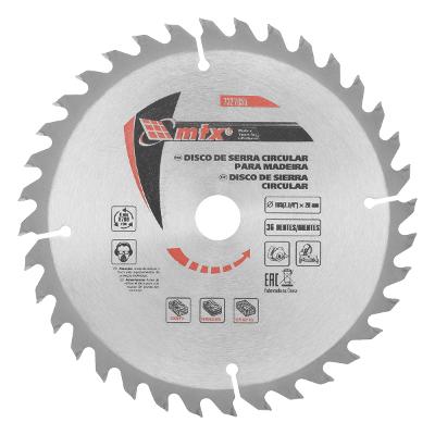 Disco Serra Circular 185mm 7,1/4'' 20mm 36 Dentes Widea MTX