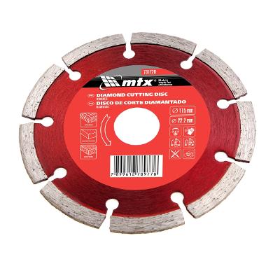 Disco de Corte Diamantado Segmentado 115 X 22,2 Mm Corte MTX