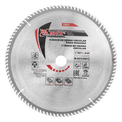 Disco Serra Circular 305mm 96 Dentes 30mm Para Madeira MTX